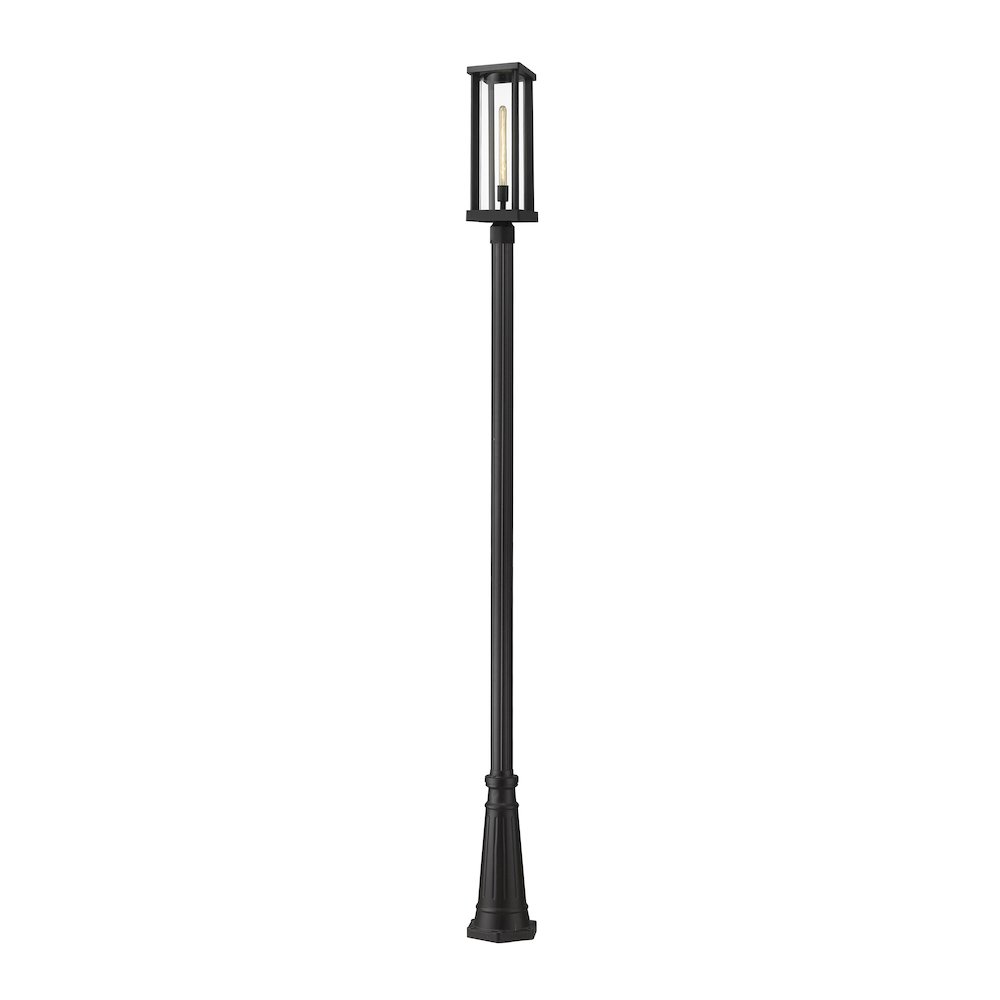 Z-Lite 1 Light Outdoor Post Mounted Fixture. Picture 1