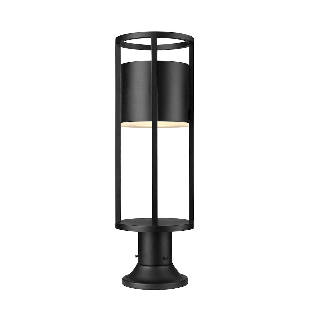 Z-Lite 1 Light Outdoor Pier Mounted Fixture. Picture 3