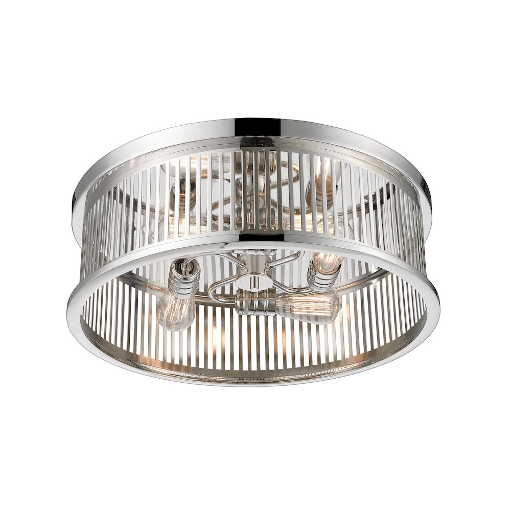 Z-Lite 4 Light Flush Mount. Picture 3