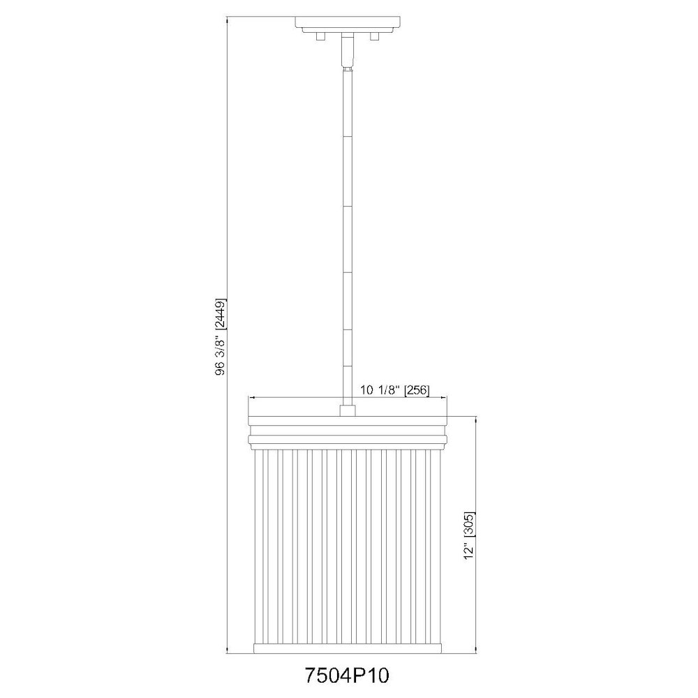 Z-Lite 3 Light Pendant. Picture 8