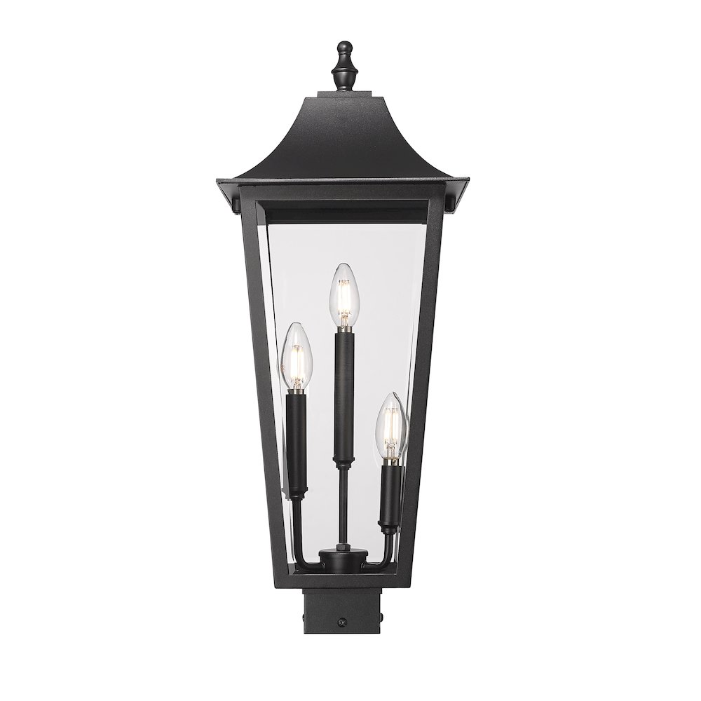 Z-Lite 3 Light Outdoor Post Mount Fixture. Picture 3