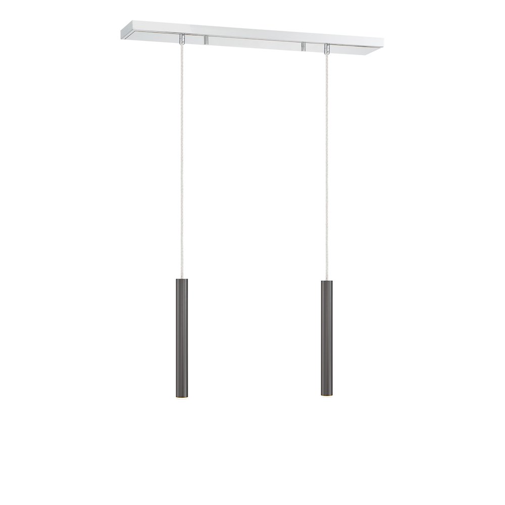 Z-Lite 2 Light Linear Chandelier. Picture 3