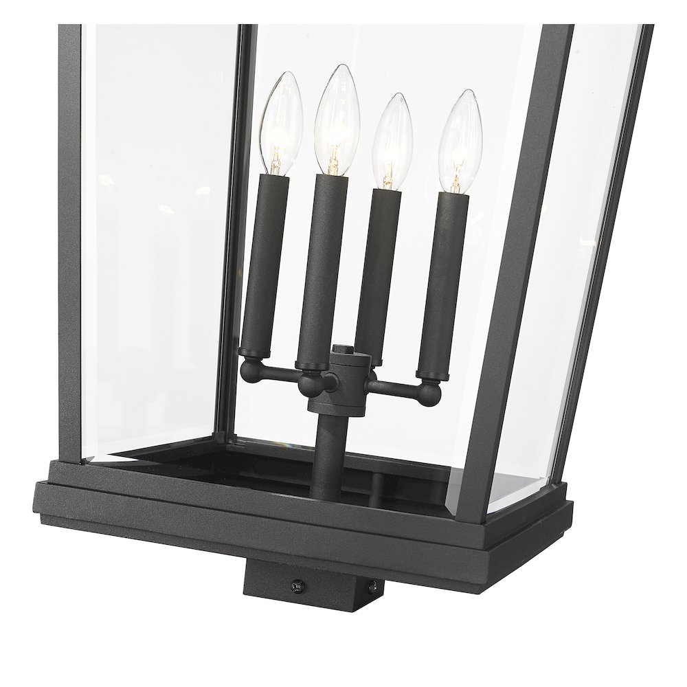 Z-Lite 4 Light Outdoor Post Mount Fixture. Picture 4