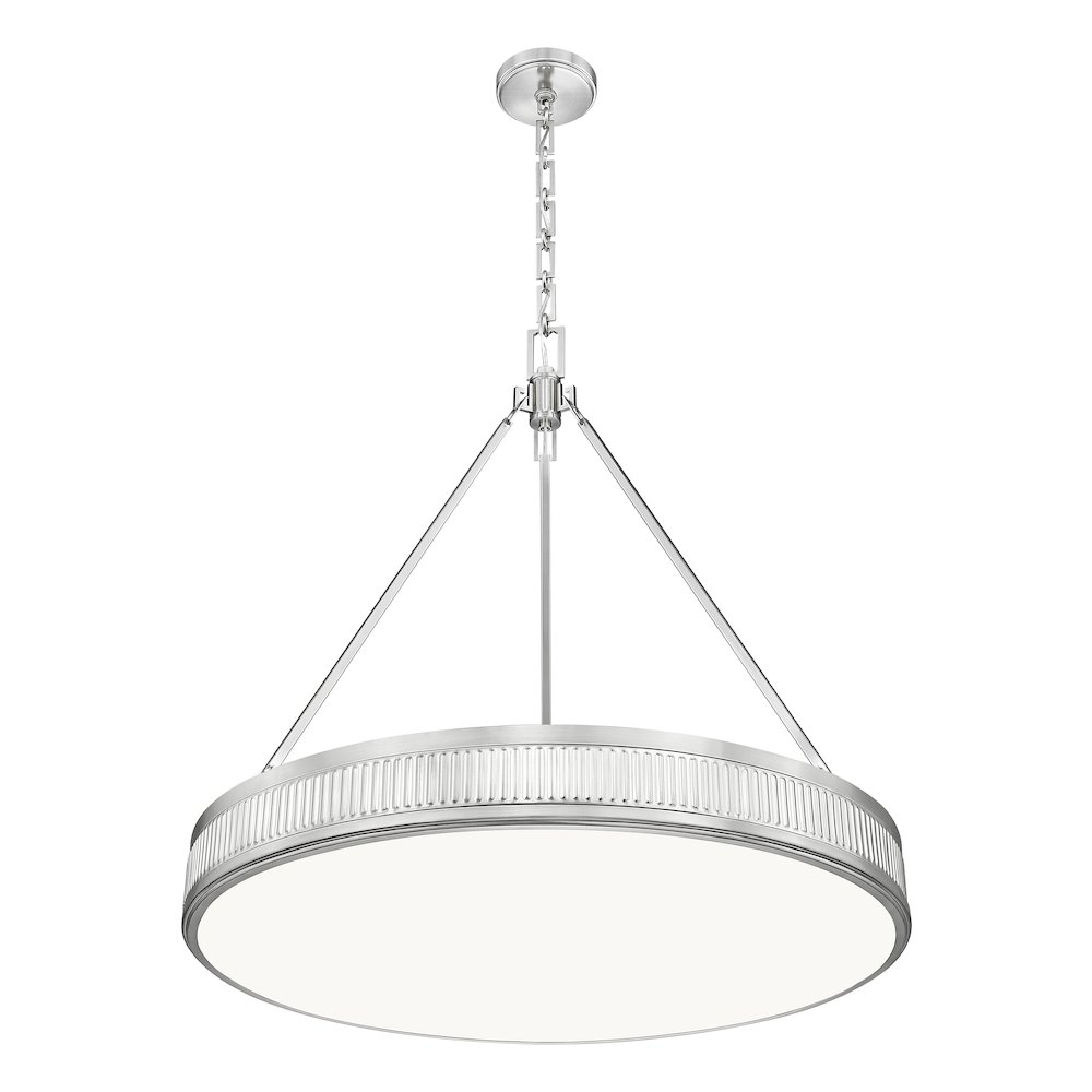 Z-Lite 3 Light Pendant, Satin Nickel. Picture 3