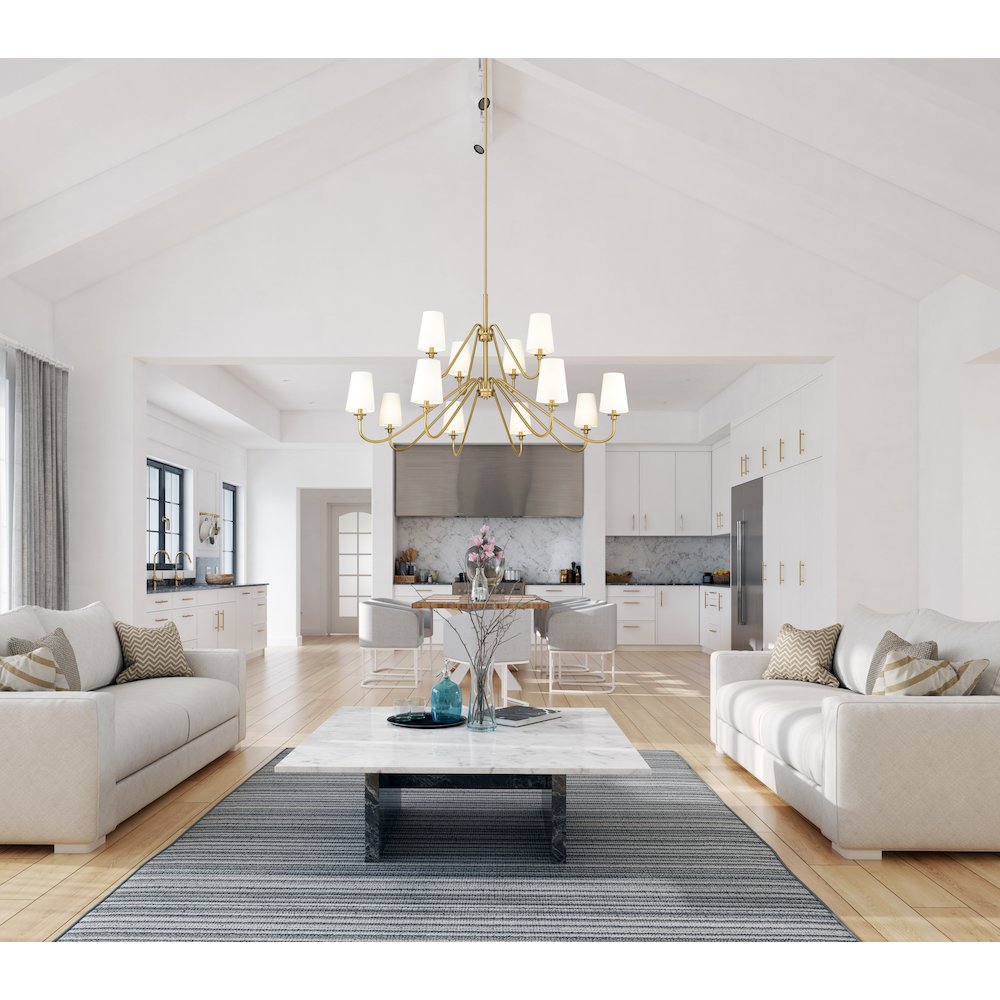 Z-Lite 12 Light Chandelier. Picture 7