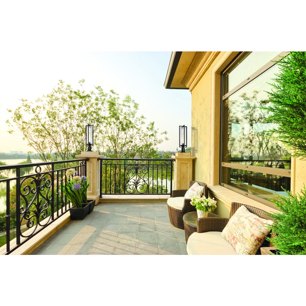 Z-Lite 1 Light Outdoor Pier Mounted Fixture. Picture 6