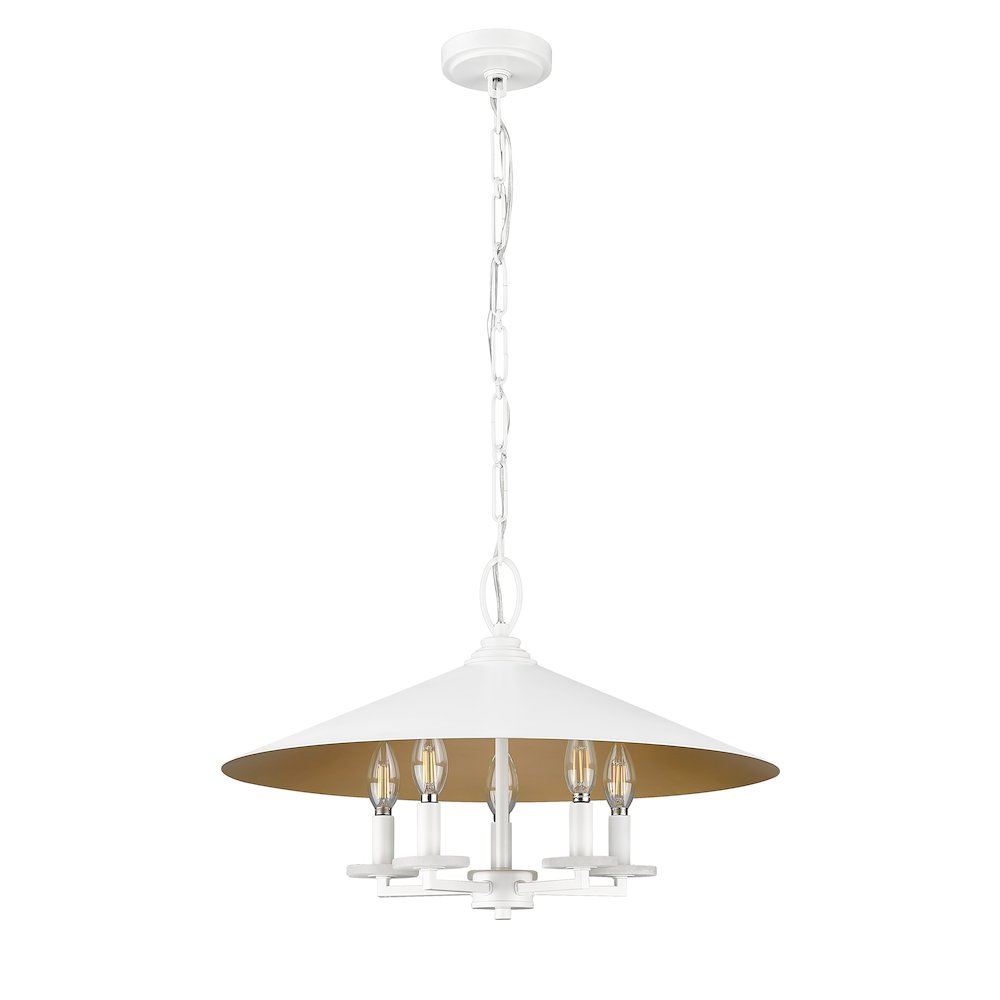 Z-Lite 5 Light Pendant. Picture 5