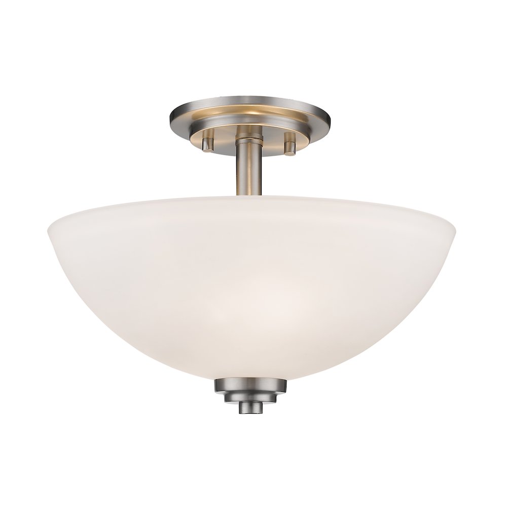 Z-Lite 3 Light Semi Flush Mount. Picture 1