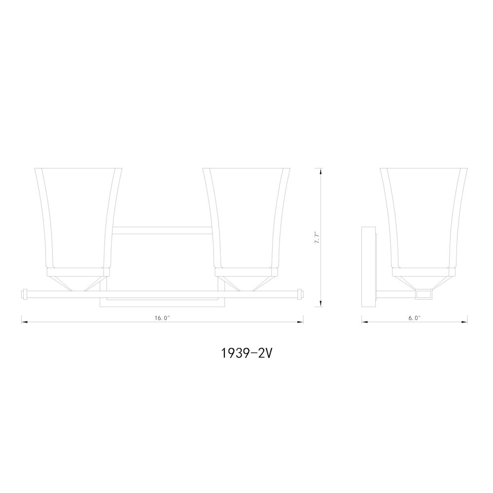 Z-Lite 2 Light Vanity. Picture 8
