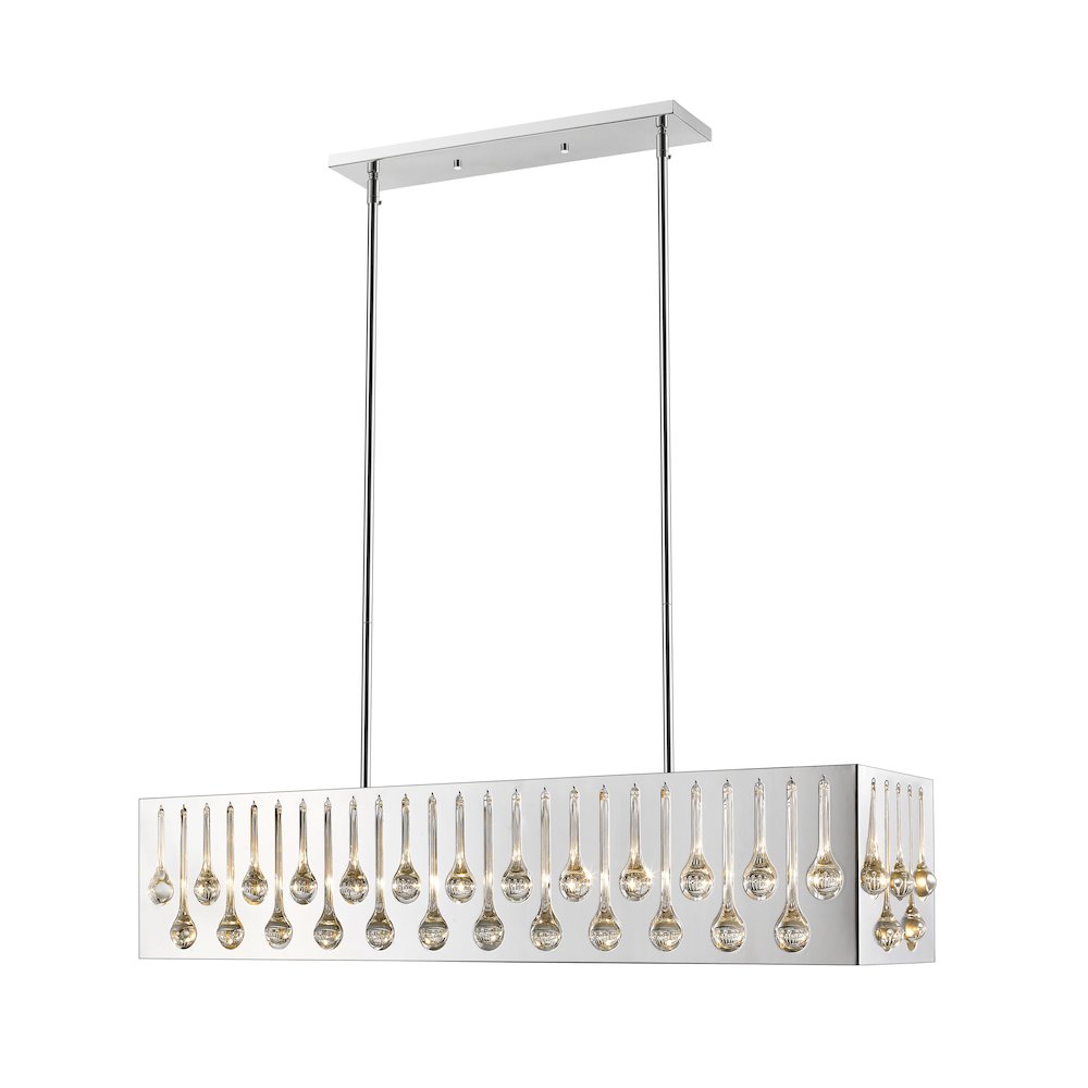 Z-Lite 7 Light Linear Chandelier. Picture 1