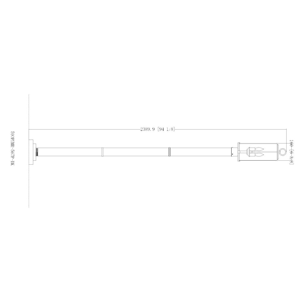 Z-Lite 2 Light Outdoor Post Mounted Fixture. Picture 8