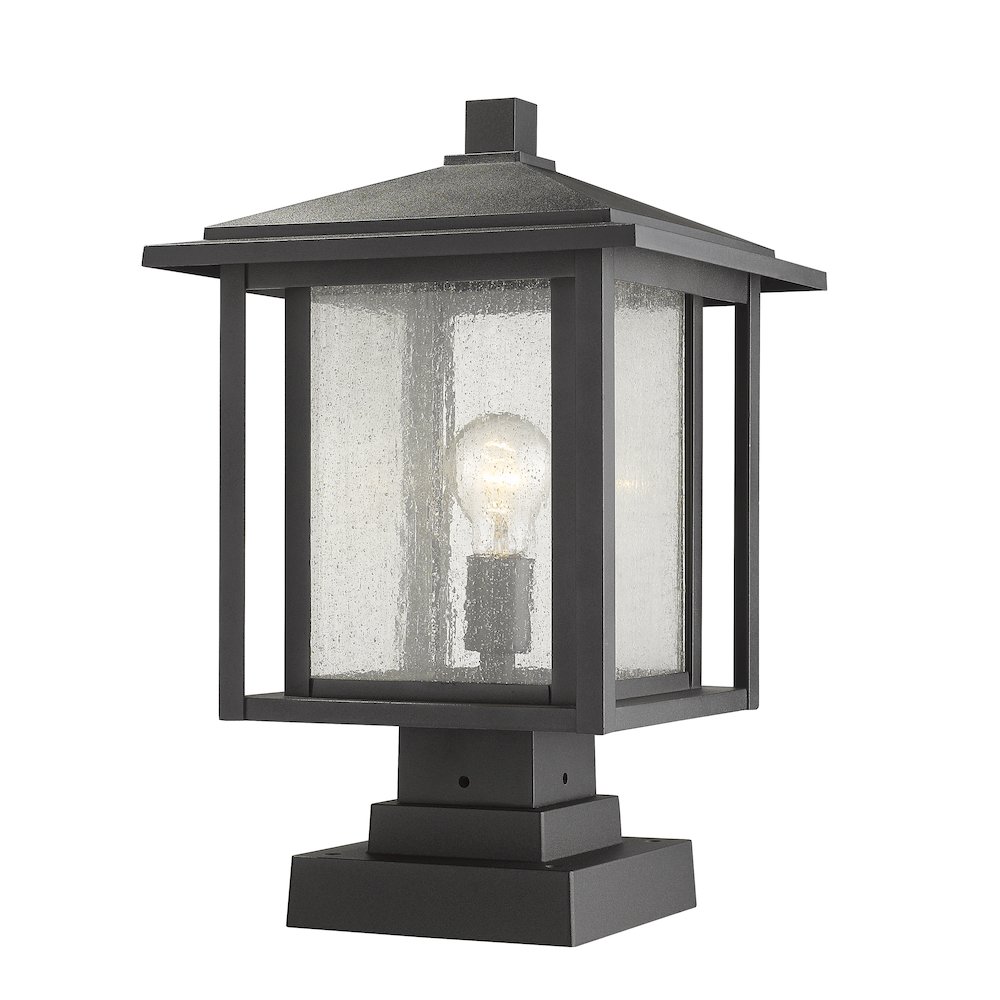 Z-Lite 1 Light Outdoor Pier Mounted Fixture. Picture 1