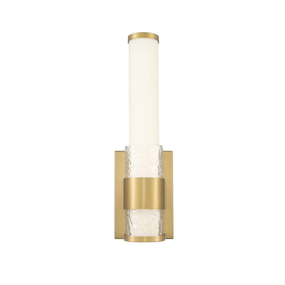 Z-Lite Egon 1 Light Wall Sconce in Modern Gold color, Steel frame. Picture 3