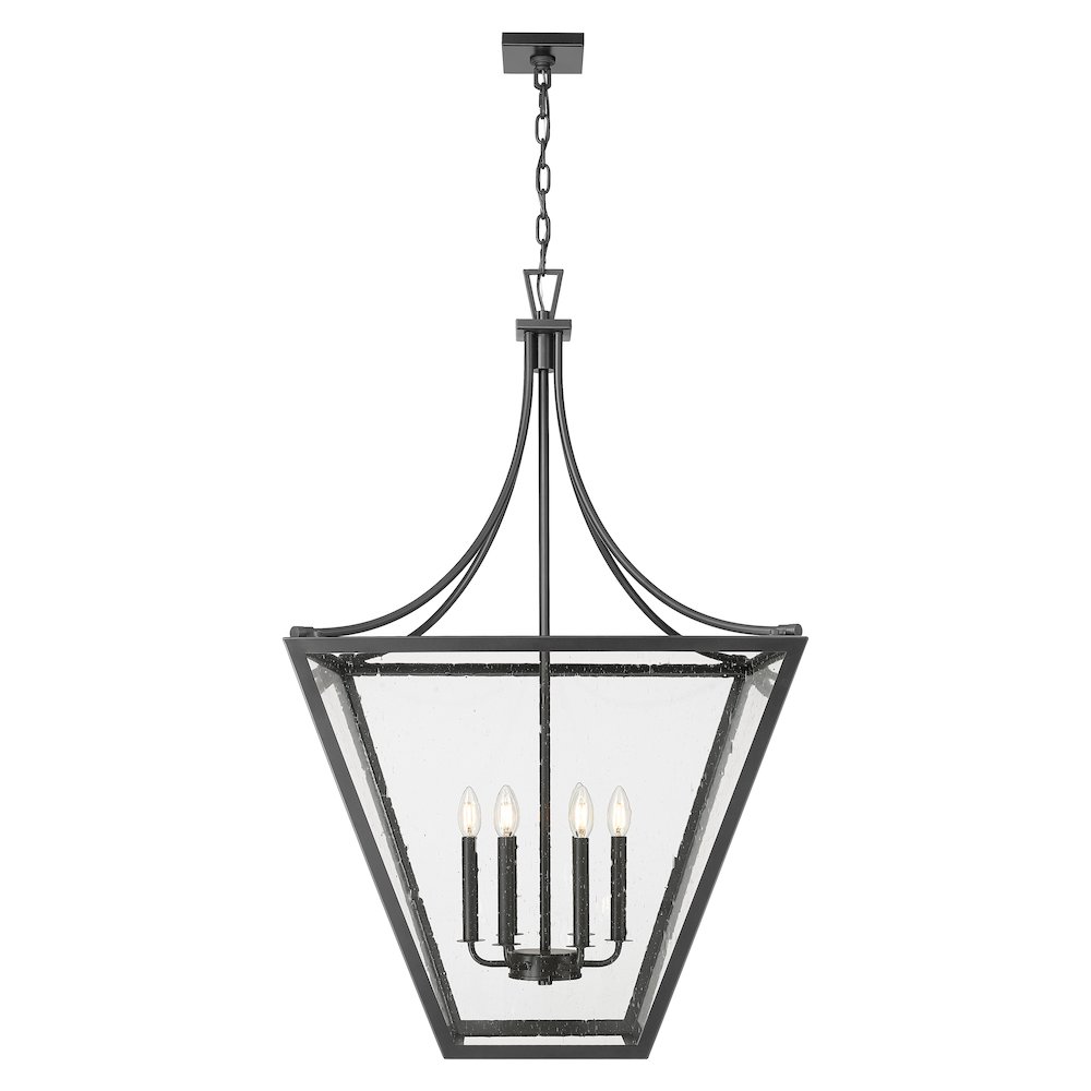 Z-Lite 6 Light Chandelier, Iron Ore. Picture 2