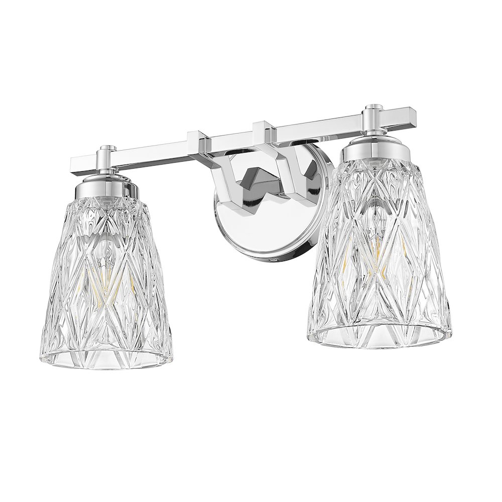 Z-Lite 2 Light Vanity, Chrome. Picture 7