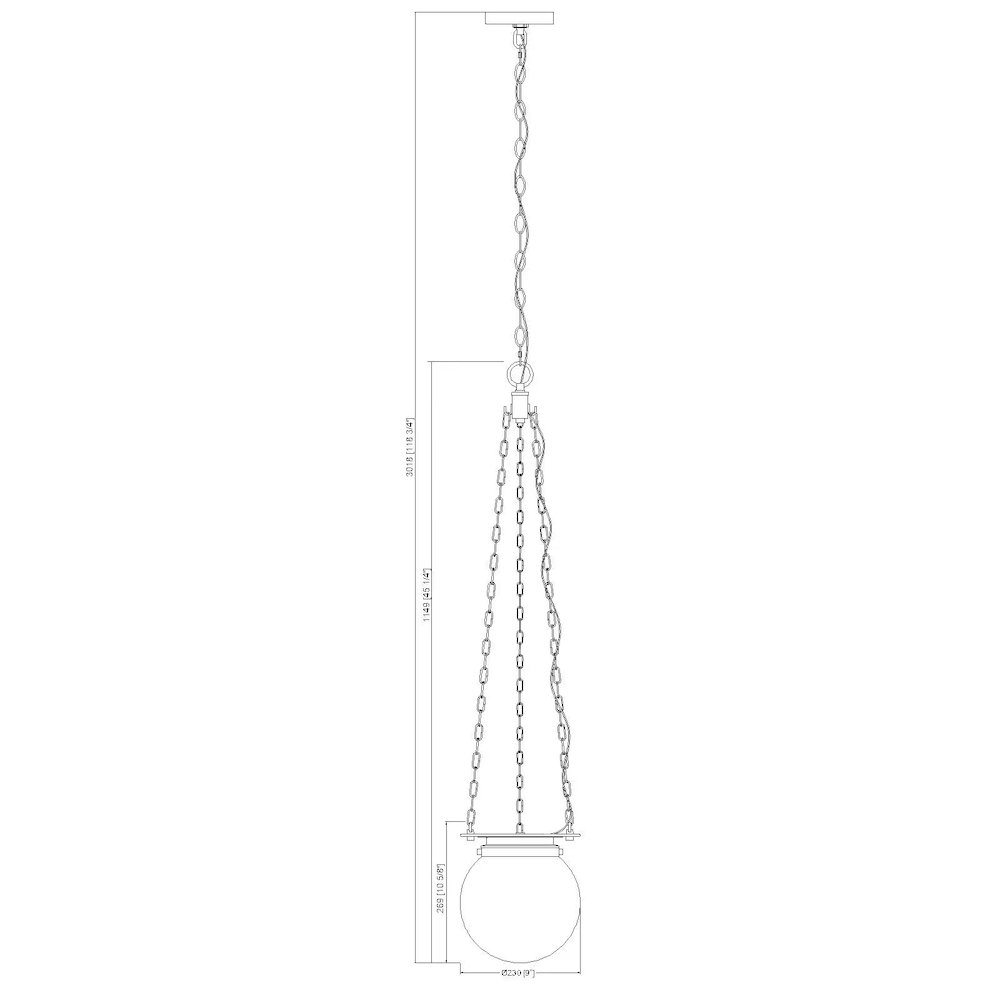 Z-Lite 1 Light Pendant. Picture 8