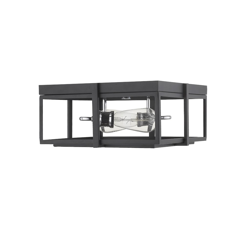 Z-Lite 2 Light Flush Mount. Picture 3
