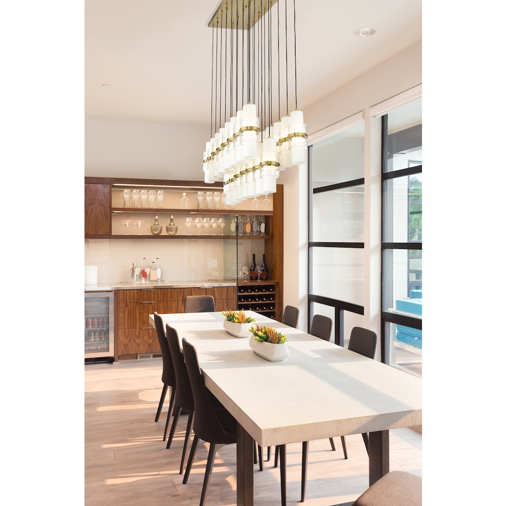 Z-Lite 23 Light Linear Chandelier. Picture 7