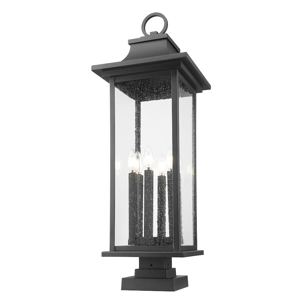 Z-Lite 6 Light Outdoor Pier Mounted Fixture. Picture 2