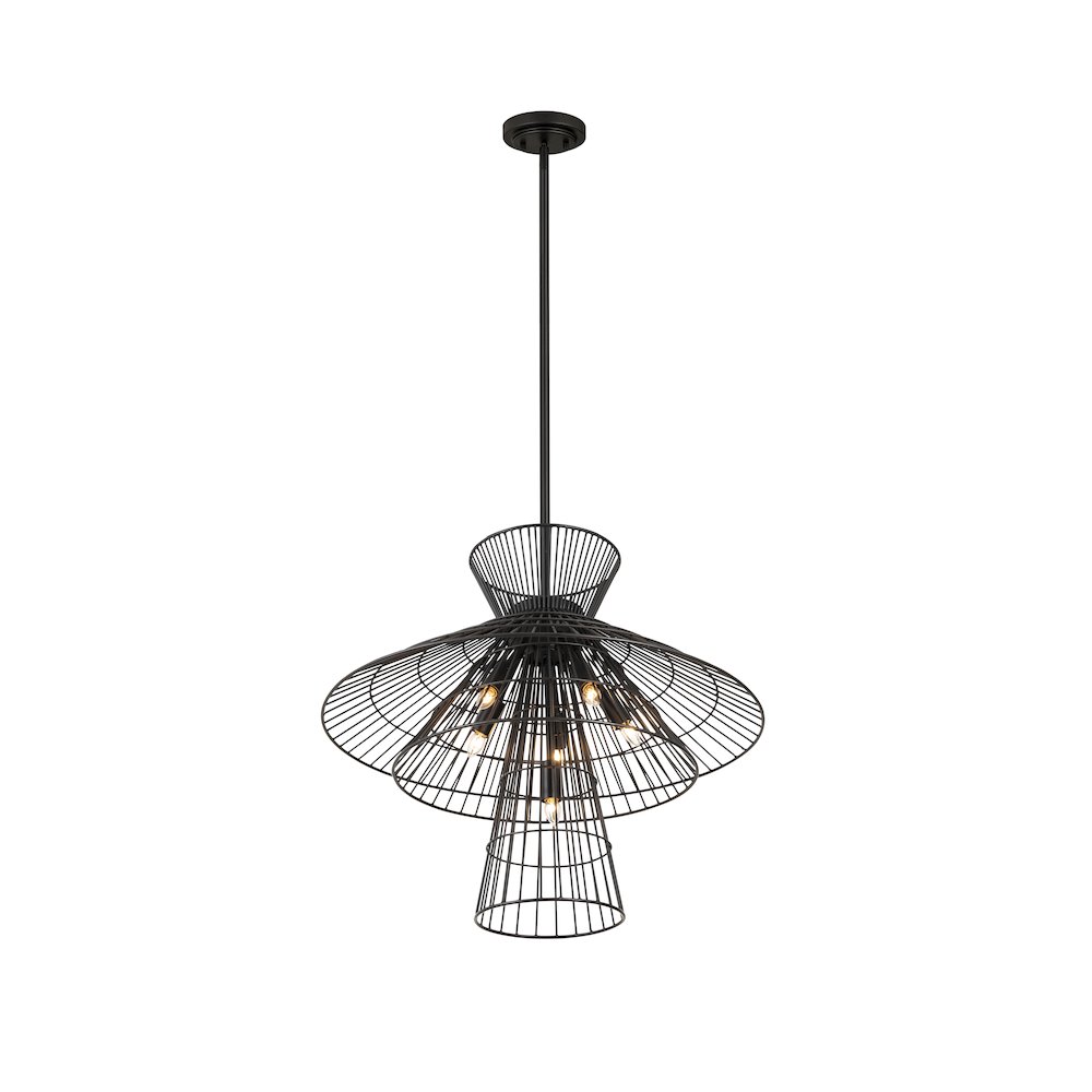 Z-Lite 6 Light Chandelier. Picture 3