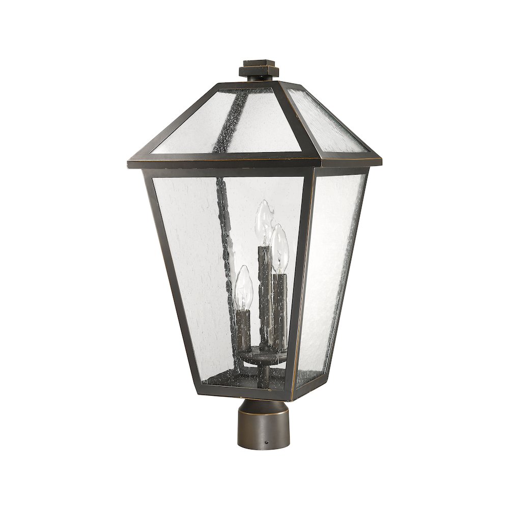 Z-Lite 3 Light Outdoor Post Mount Fixture. Picture 5