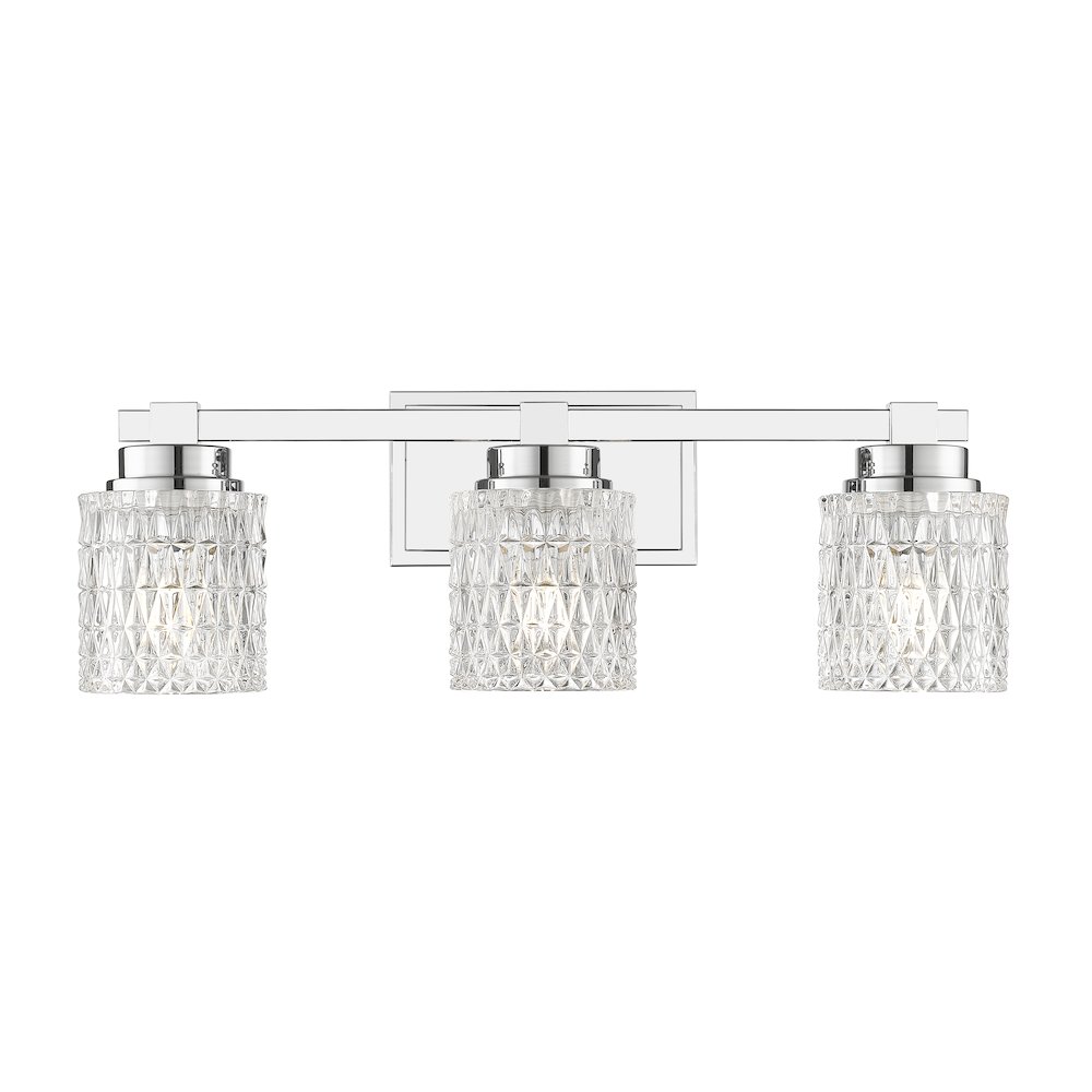 Z-Lite 3 Light Vanity, Chrome. Picture 2