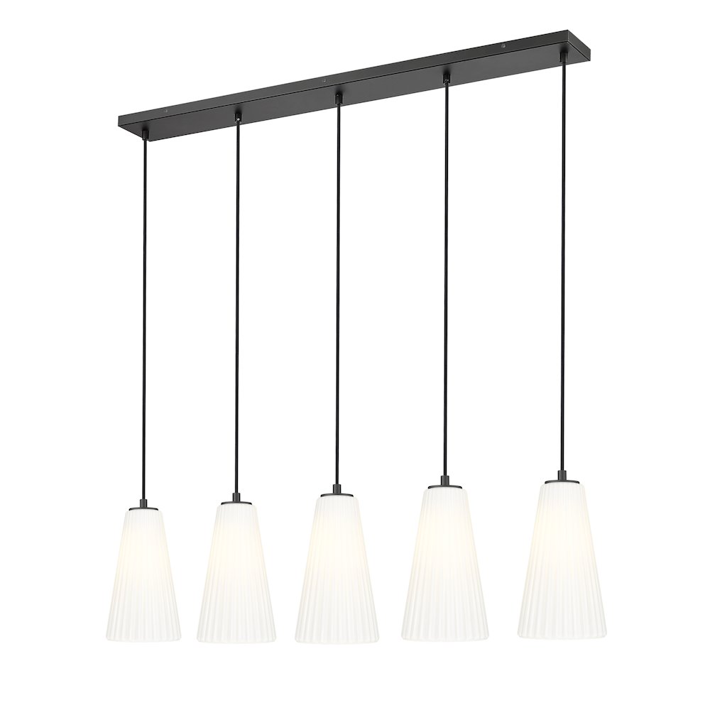 Z-Lite 5 Light Linear Chandelier. Picture 1