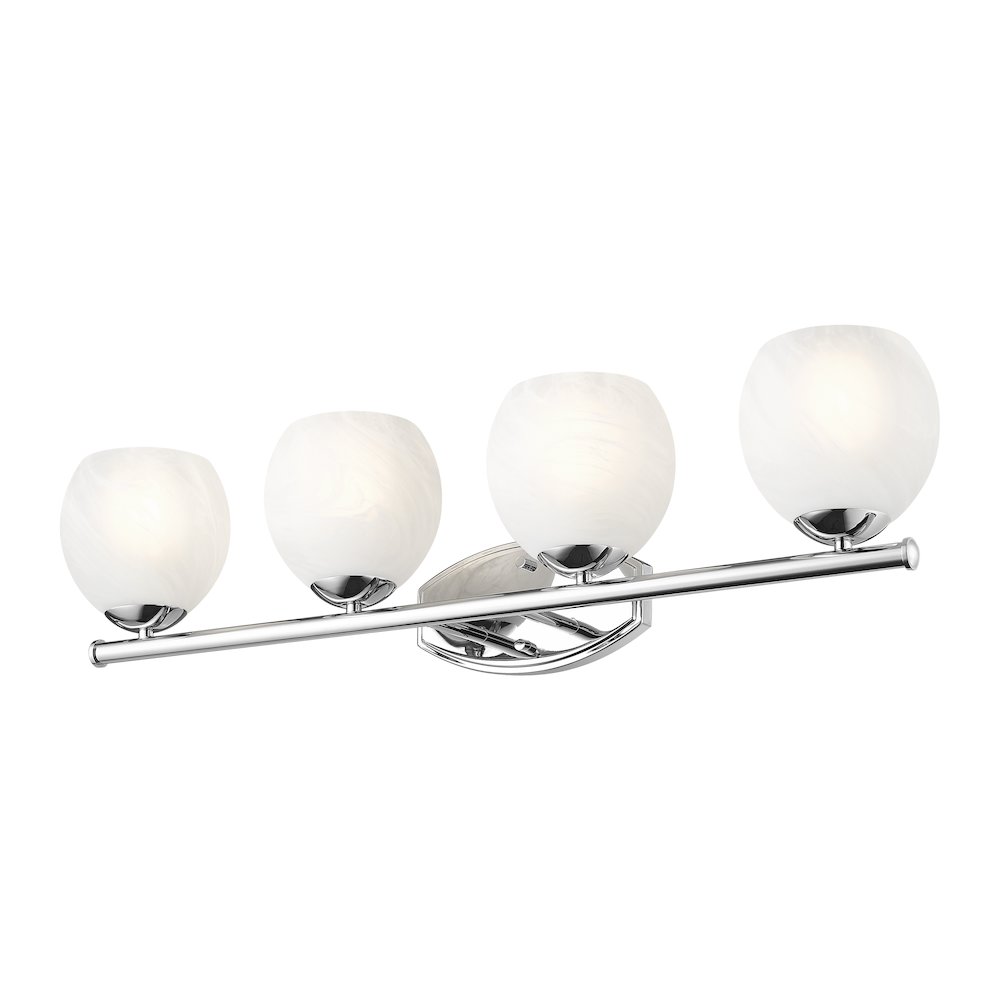 Z-Lite 4 Light Vanity, Chrome. Picture 3