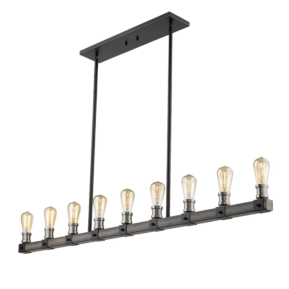 Z-Lite 9 Light Linear Chandelier. Picture 3