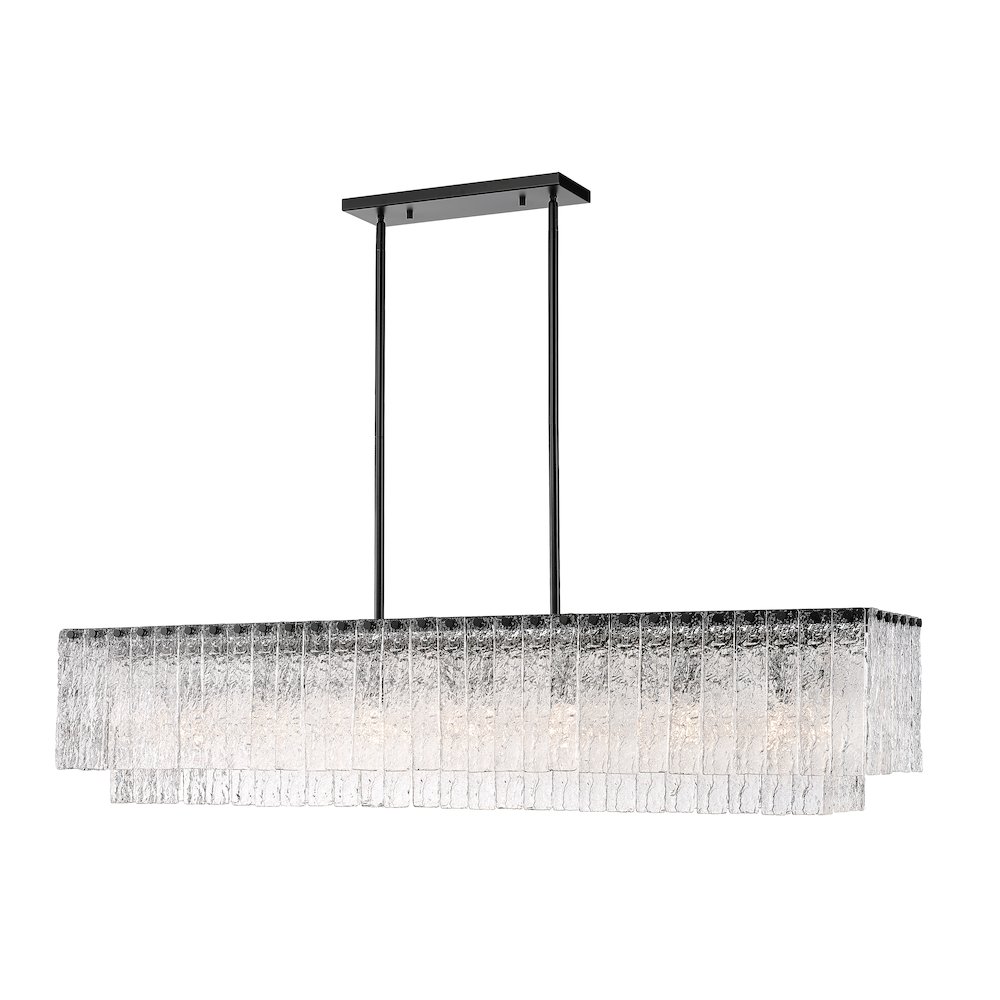 Z-Lite 7 Light Linear Chandelier. Picture 1