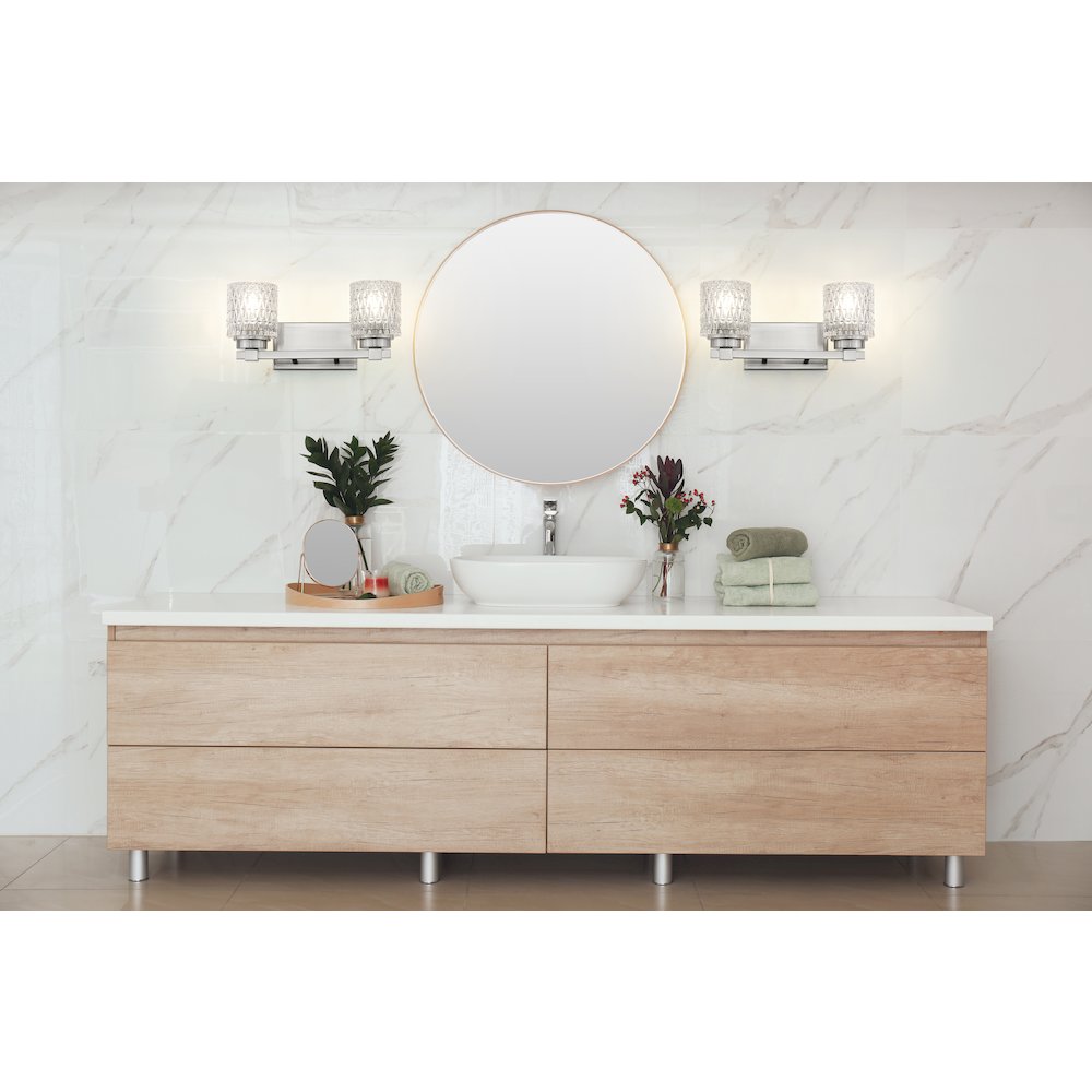 Z-Lite 2 Light Vanity, Brushed Nickel. Picture 6
