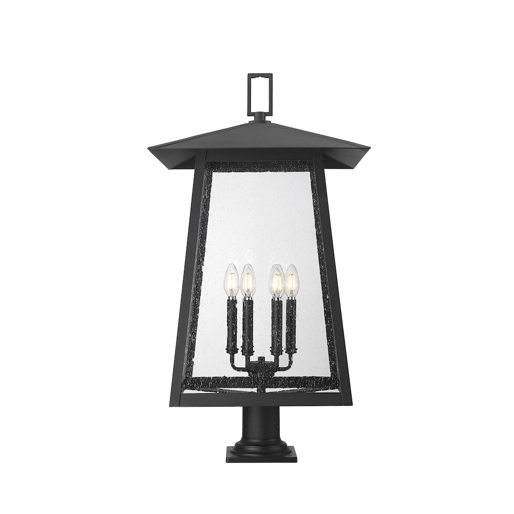 Z-Lite 6 Light Outdoor Pier Mounted Fixture. Picture 3