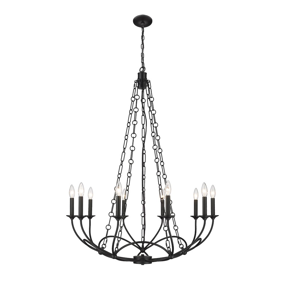 Z-Lite 10 Light Chandelier. Picture 1