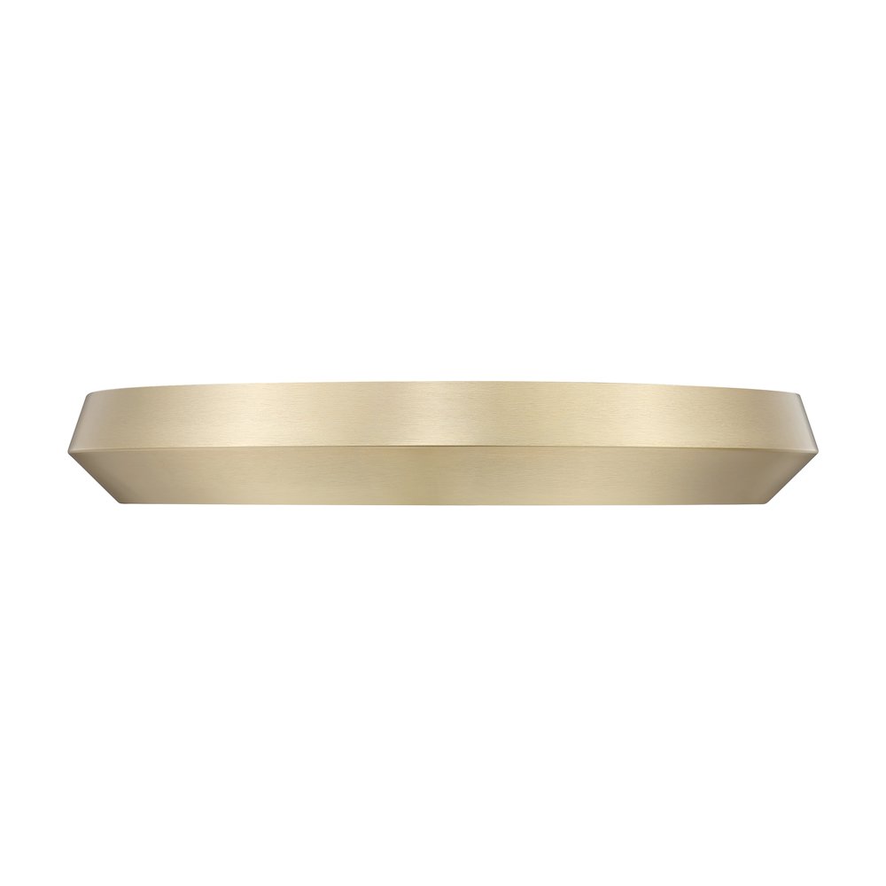 Z-Lite 1 Light Flush Mount, Modern Gold. Picture 2