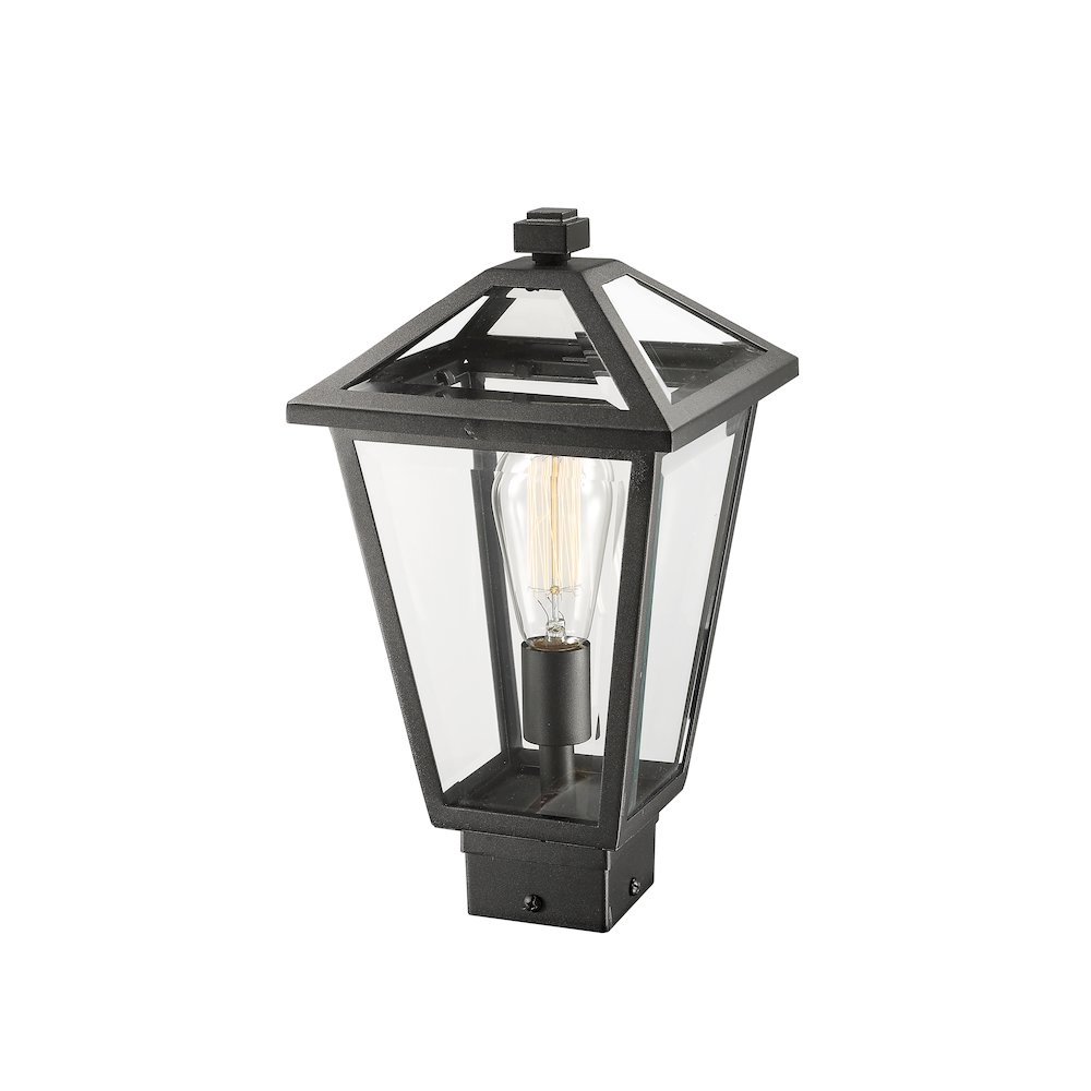 Z-Lite 1 Light Outdoor Post Mount Fixture. Picture 3