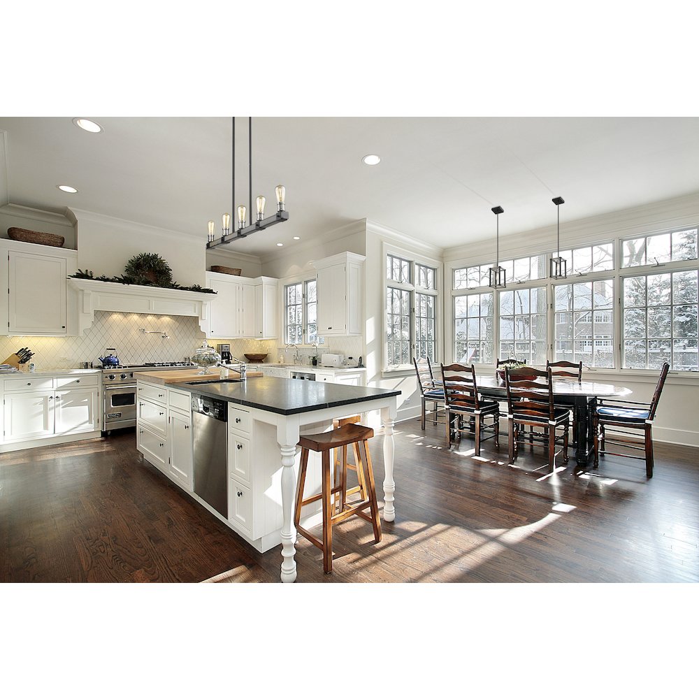 Z-Lite 5 Light Linear Chandelier. Picture 6