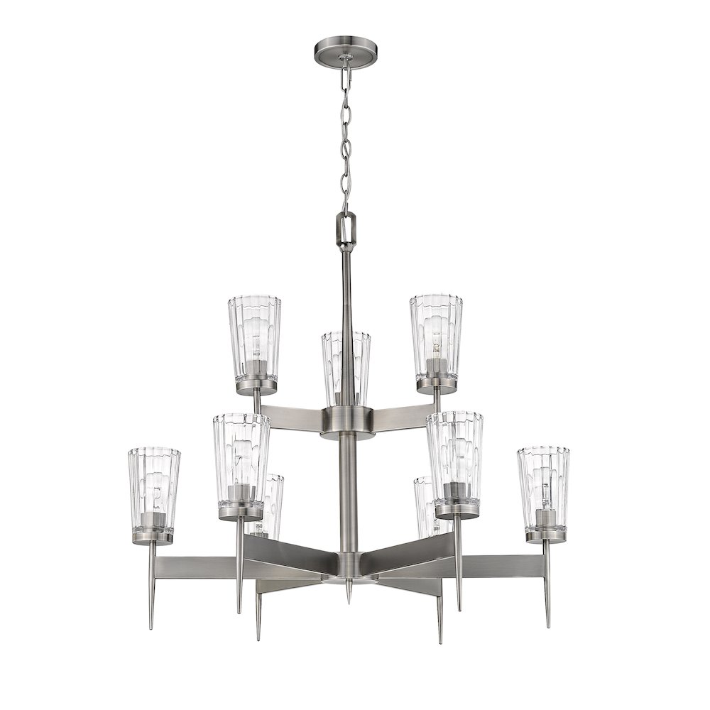 Z-Lite 9 Light Chandelier. Picture 5