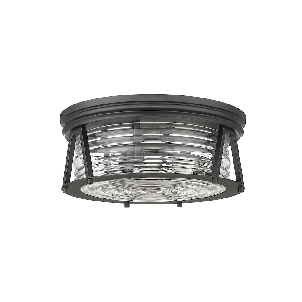 Z-Lite 3 Light Flush Mount. Picture 5