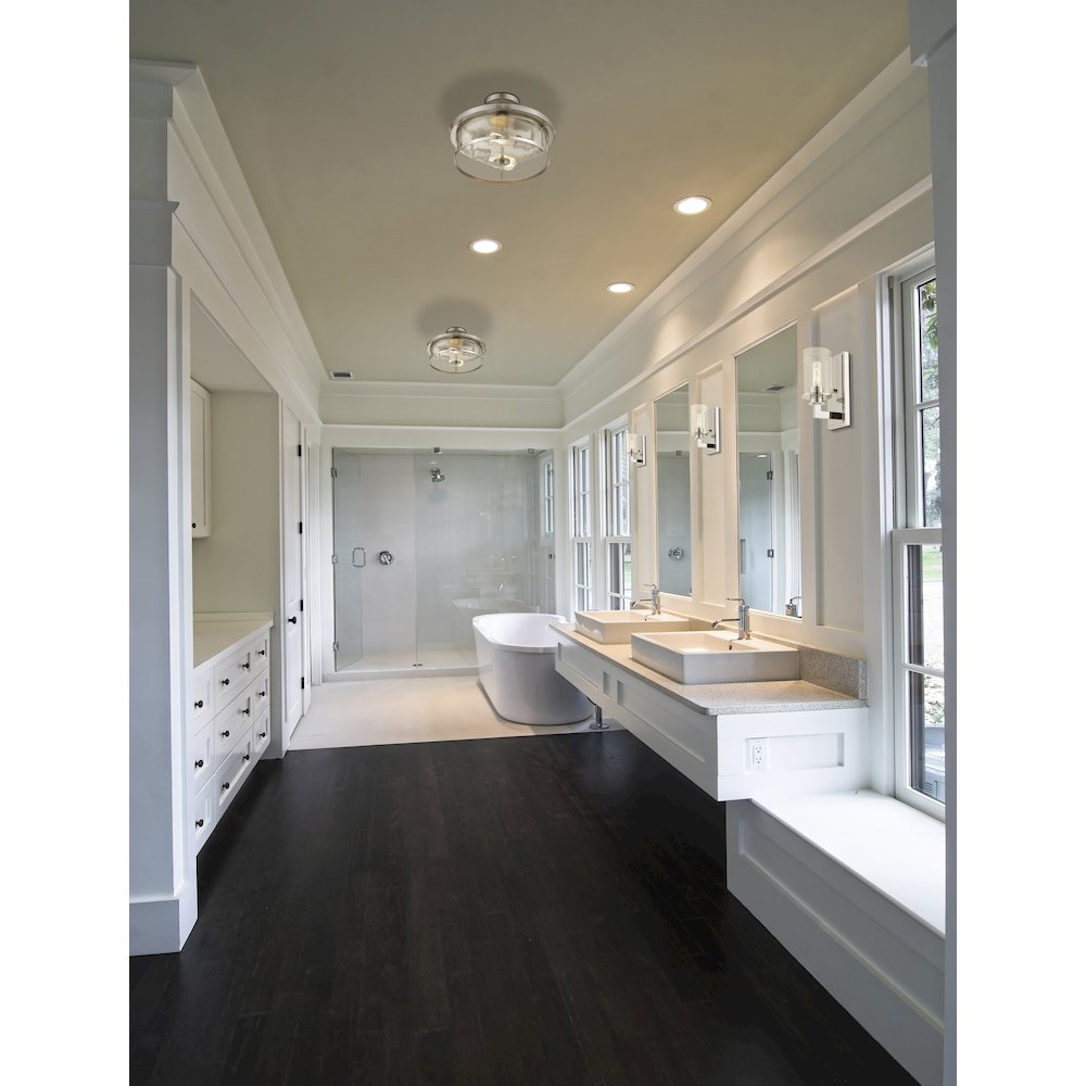 Z-Lite 2 Light Semi Flush Mount. Picture 6