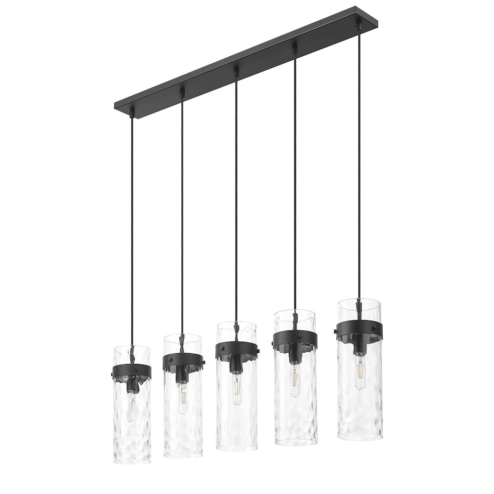 Z-Lite 5 Light Linear Chandelier. Picture 5