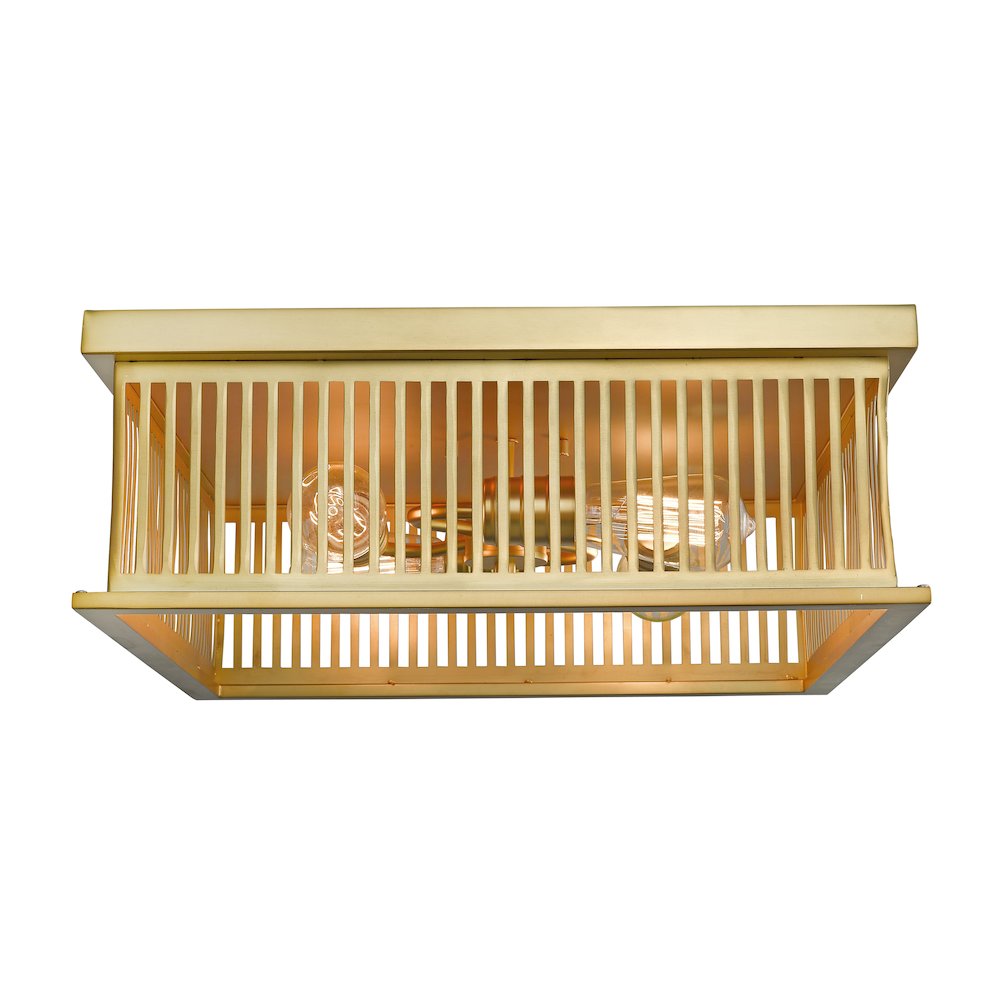 Z-Lite 4 Light Flush Mount. Picture 2
