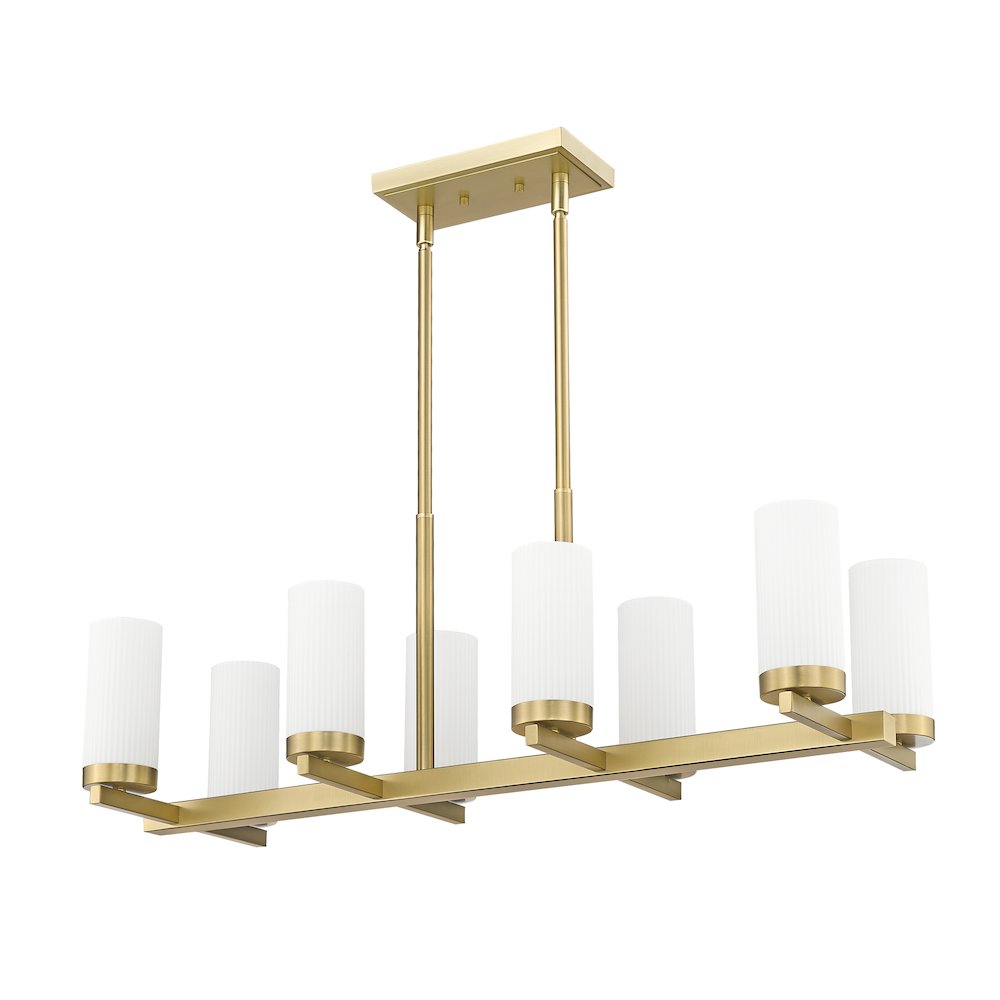 Z-Lite 8 Light Linear Chandelier. Picture 5