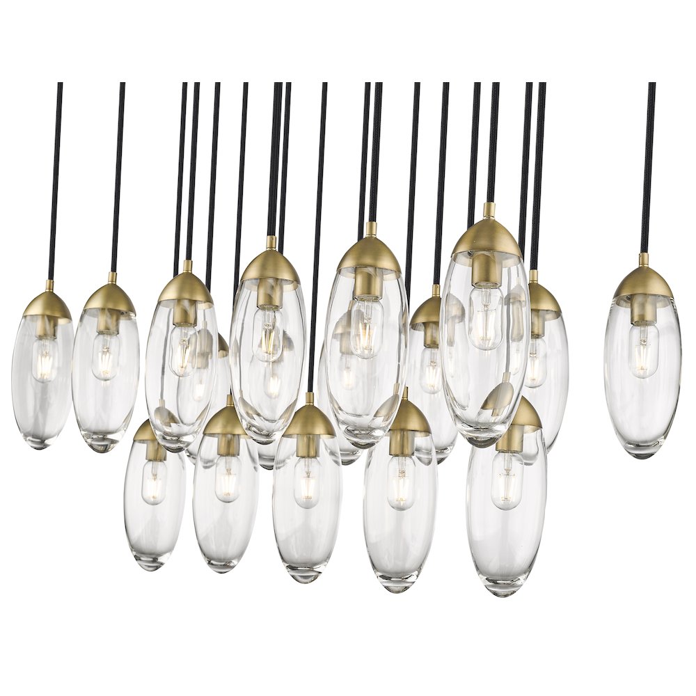 Z-Lite 17 Light Linear Chandelier. Picture 4