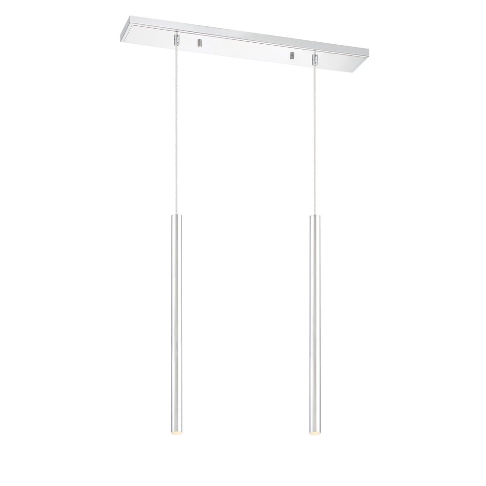 Z-Lite 2 Light Linear Chandelier. Picture 2