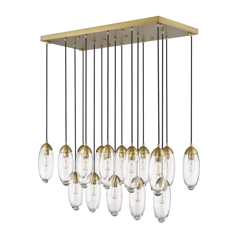 Z-Lite 17 Light Linear Chandelier. Picture 5