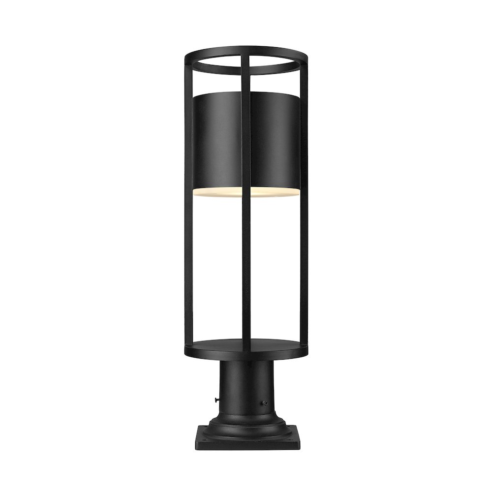 Z-Lite 1 Light Outdoor Pier Mounted Fixture. Picture 3
