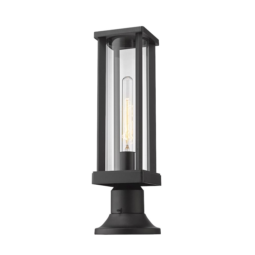 Z-Lite 1 Light Outdoor Pier Mounted Fixture. Picture 1