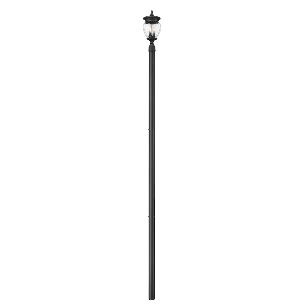 Z-Lite 3 Light Outdoor Post Mounted Fixture. Picture 3