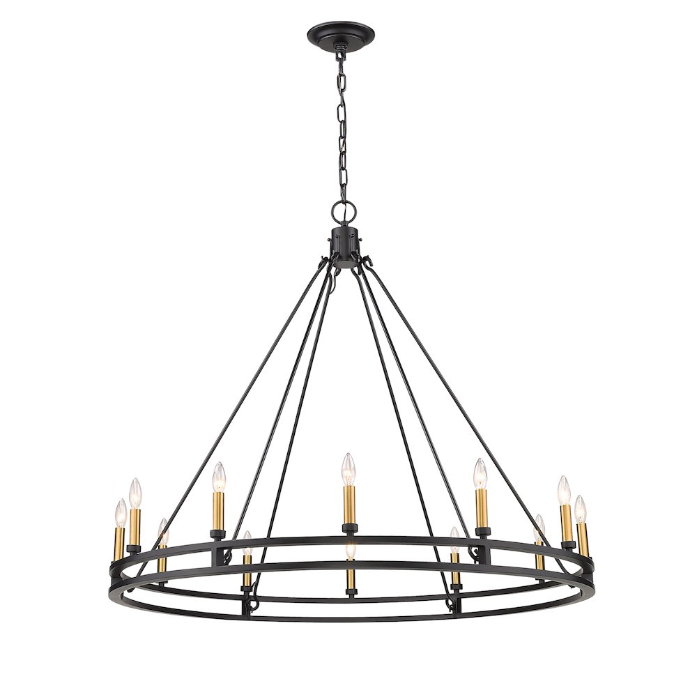 Z-Lite 12 Light Chandelier. Picture 4