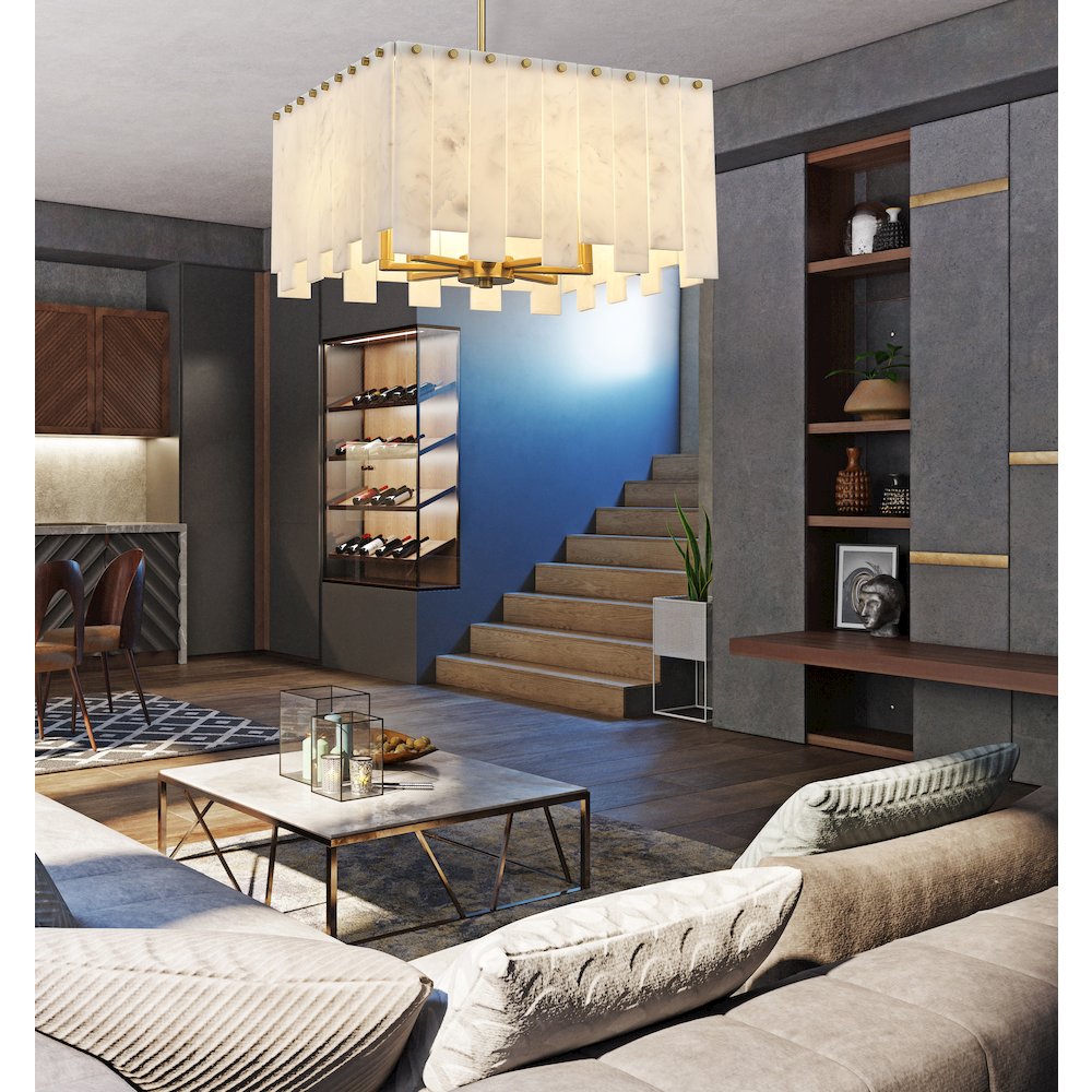 Z-Lite 8 Light Chandelier. Picture 6